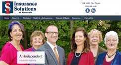 Desktop Screenshot of insurancesolutions-wi.com