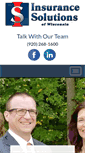 Mobile Screenshot of insurancesolutions-wi.com